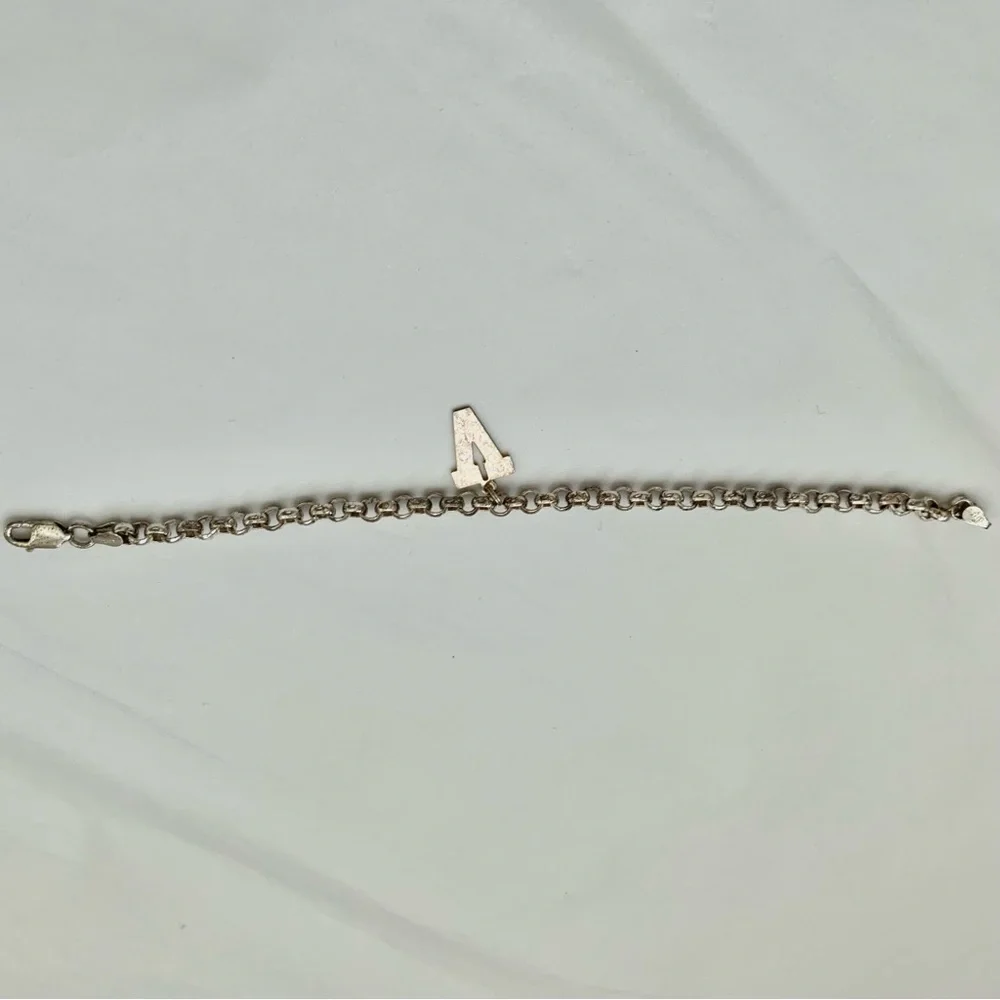 STERLING SILVER VINTAGE VANDERBILT UNIVERSITY CHARM BRACELET MADE IN ITALY NIB - Picture 6 of 12